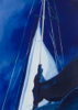 HELEN O'KEEFFE - Under the Blue Blue Sky II - oil on paper - 47 x 34 cm - €600
