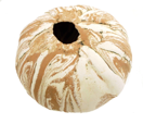 JANE JERMYN - Pod Form 18 terracotta & white - ceramic - €150
