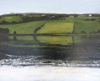 JANET MURRAN - The Fields are Framed 1 - charcoal & acrylic on panel - 60 x 75  cm - €995