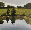 JANET MURRAN - It's loveliness a deeper sort - charcoal & acrylic on panel - 20 x 20 cm - €325