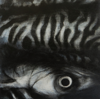 JANET MURRAN ~ Mid Waters VI - mixed media - 32.5 x 31 cm - €225