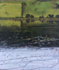 JANET MURRAN - Mirror,Mirror - charcoal & acrylic on panel - 30 x 26 cm - €355