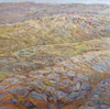 JULIA MITCHELL - Contours - oil on canvas - 70 x 70 cm -€600