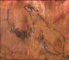KEITH PAYNE - Palaeolithic Horse - dye/sand/charcoal - 48 x 58 cm - €450