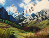 KEITH PAYNE - The Necklace - acrylic on canvas - 73 x 92 cm - €2750
