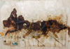 LARS_ERIC BUEB - Where the Streets ...  - water, oil, pigments, gum arabic - 78 x 120 cm - €1850