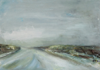 LESLEY COX - Grey Road - oil on canvas - 26 x 36 cm - €350