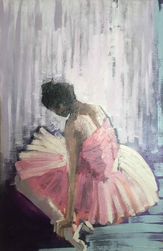 MARTIN STONE - Little Dancer - oil on canvas - 80 x 60 cm - €1800