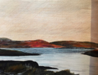 MARINA THOMAS - Untouched Serenity, Dunmanus Harbour - coloured pencil on paper - 13 x 18 cm - €120