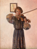 MARY E CARTER - The Violin - oil on board - 27 x 25 cm - €695
