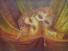 NONA PETTERSEN ~ Harmen Steenwych's Marriage II - oil on gesso panel - 50 x 61 cm