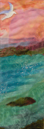 SAM HEALY - Sunset Shore 3 - textile - 37 x 19 cm - tripytch €270 for all 3