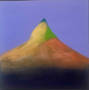 TOM CLIMENT - The Mountain watches over me - oil & plaster on canvas - €3400