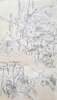 TOM WELD - Camp 15 - drawing on paper - 55 x 36 cm - €300