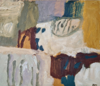 WENDY DISON - Migration Landscape III - oil on board - 40 x 46 cm - €750
